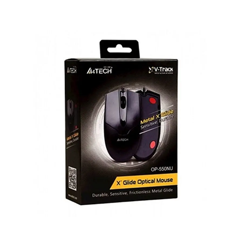 მაუსი - A4Tech OP-550NU V-Track Padless Black