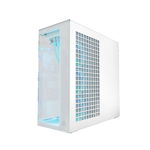 ქეისი - Arctic Xtender White - 3x140 Fan Reverse ARGB + 2x120 Fan ARGB