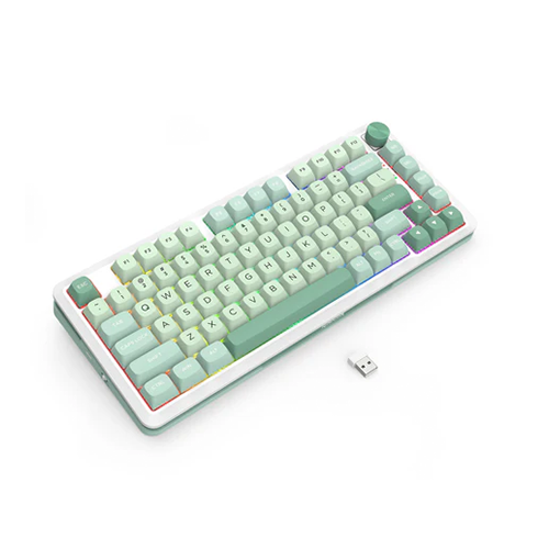 უკაბელო ტენვადი მექანიკური კლავიატურა - Redragon Cyrus Pro K681MG Grey Switch Rechargable WL BT