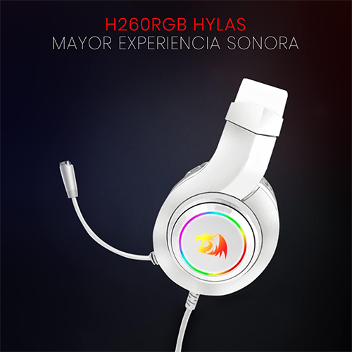 ყურსასმენი - Redragon Hylas H260 White