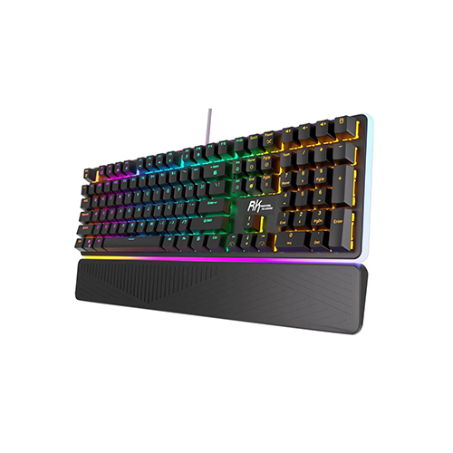 მექანიკური კლავიატურა - Royal Kludge RK 918 Blue Switch Black