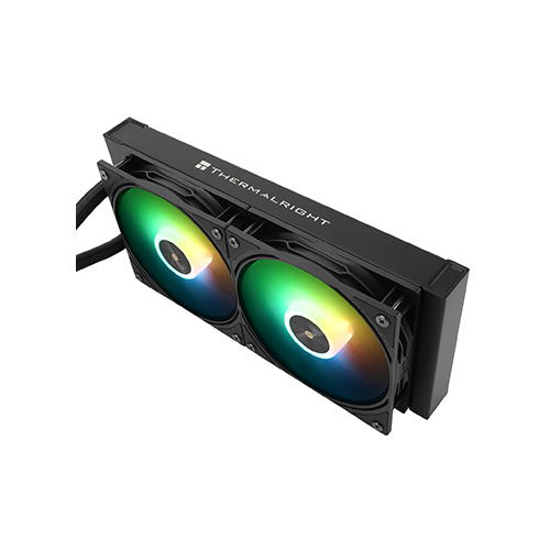 პროცესორის წყლის გაგრილება - Thermal Right Frozen Warframe 240 mm Black ARGB Black