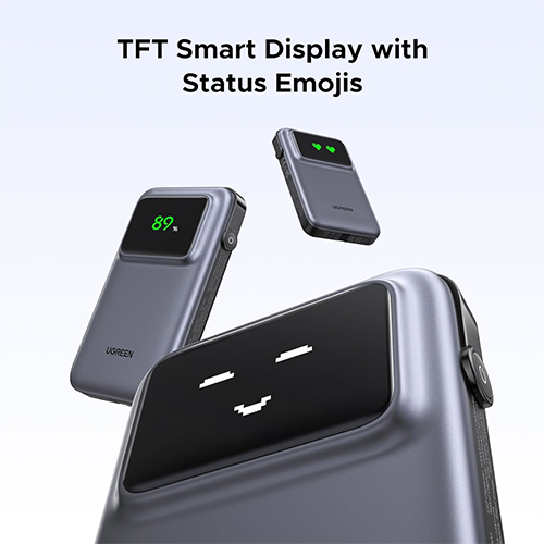 Power Bank - Ugreen PB511 Uno 10 000 mAh Wireless Charger Grey