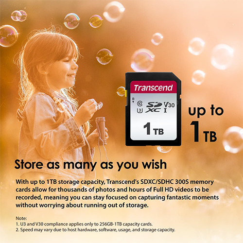 მეხსიერება - SD Card Transcend 128 GB V10