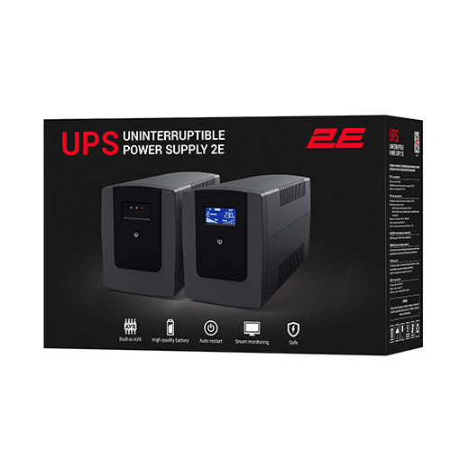 უწყვეტი კვების წყარო - UPS 2E ED850 850 VA LED 2 x Schuko 480 Watt