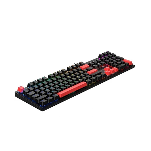 მექანიკური კლავიატურა - A4Tech Bloody S510R RGB Black Red Switch
