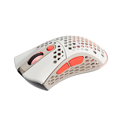 უკაბელო ტენვადი მაუსი - 2E Gaming Hyper Speed Lite RGB Retro White Rechargable WL
