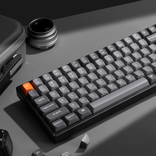 უკაბელო ტენვადი მექანიკური კლავიატურა - Keychron K2 K 84 Key RGB Brown Switch Rechargeable WL BT