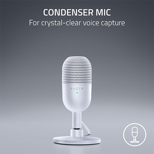 მიკროფონი - Razer Seiren V3 Mini White