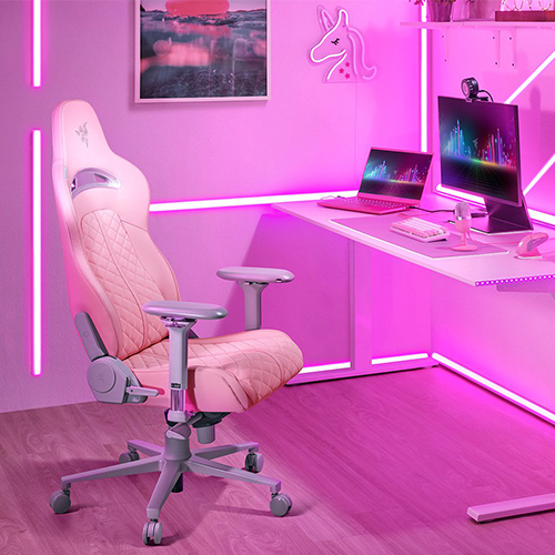 Computer Chair - Razer Gaming Chair Enki Pink (Quartz)
