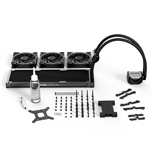 პროცესორის წყლის გაგრილება - Be Quiet Pure Loop2 FX PWM Black BW015 ARGB