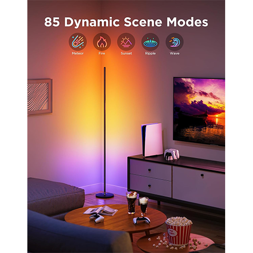 Govee H8076 Govee Floor Lamp lite 1000 Lm RGB WW+RGBIC+WW WL-FI/Bluetooth