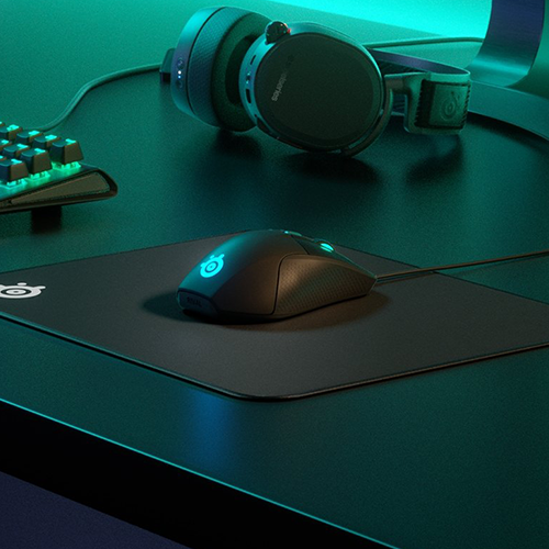 მაუსპადი - SteelSeries QcK Edge M Black - 32x27 სმ