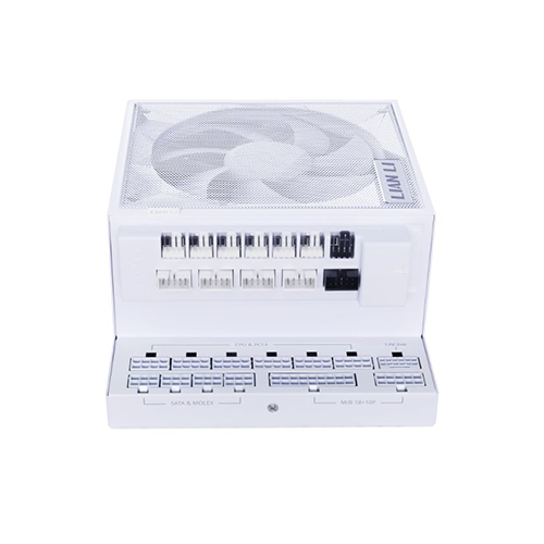 კვების ბლოკი - Lian Li Edge EG1200G 1200 Watt 80 Plus Gold Full Modular White