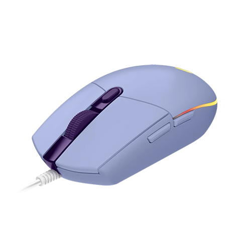 მაუსი - Logitech G203 Lightsync Corded Lilac