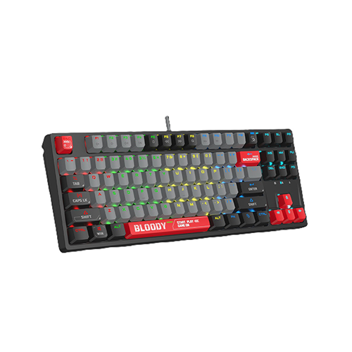 მექანიკური კლავიატურა - A4Tech Bloody S87 RGB Energy Red