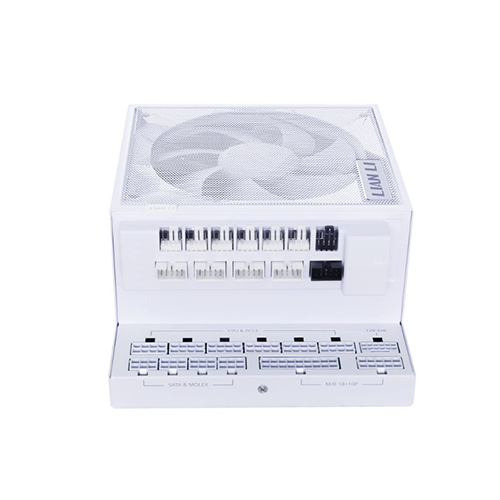 კვების ბლოკი - Lian Li Edge EG1000G 1000 Watt 80 Plus Gold Full Modular White