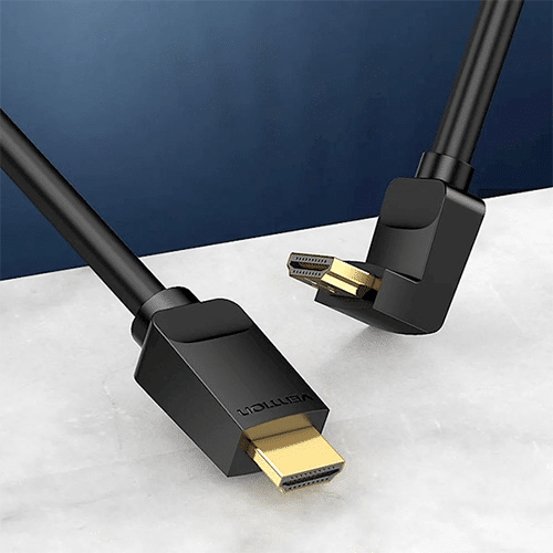 HDMI კაბელი - Vention 1მ Right Angle 270 Degree