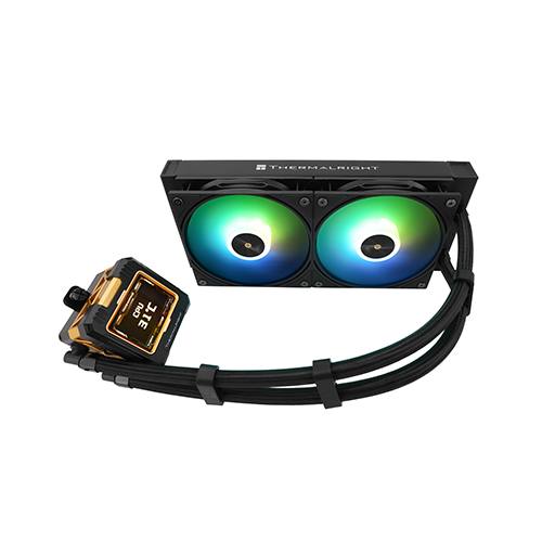 პროცესორის წყლის გაგრილება - Thermal Right Frozen Warframe 240 mm Black ARGB Black