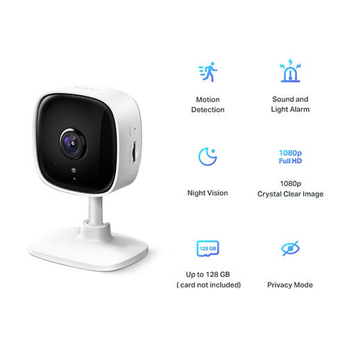 შიდა ვიდეო სათვალთვალო კამერა - Tapo C100 TP-Link Home Security Wi-Fi Camera