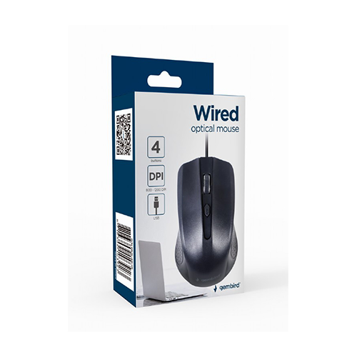 მაუსი - Gembird MUS-4B-01 Black