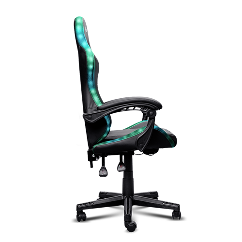 კომპიუტერის სკამი - Trust GXT 704 Roniq RGB Led Gaming Chair + Power Bank 5000 mAh