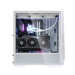 ქეისი - Zalman Z9 Iceberg White - 4x140 Fan ARGB