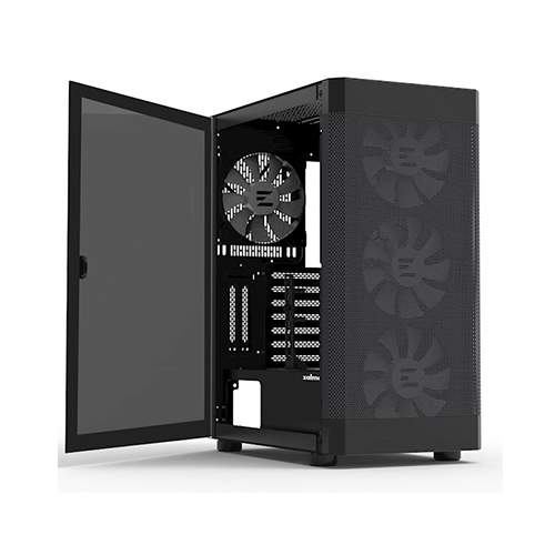 Case - Zalman I4 TG Black - 4x120 Fan RGB