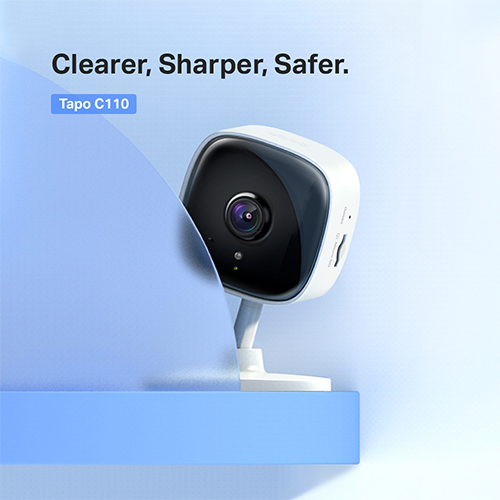 შიდა ვიდეო სათვალთვალო კამერა - Tapo C110TP-Link 2K Resolution Home Security Wi-Fi Camera