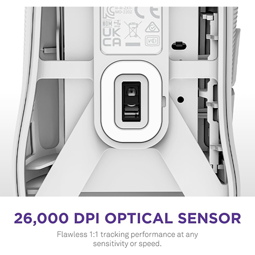 მაუსი - NZXT Lift 2 Ergo 8K White