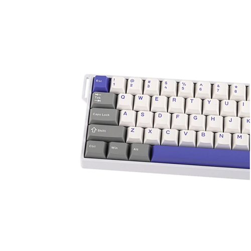 მექანიკური კლავიატურა - Aula WIN 60 He Max Wing Chun Magnetic Switch White-Grey-Blue