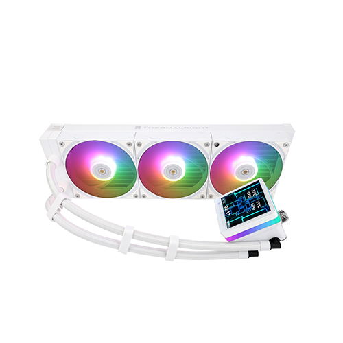 პროცესორის წყლის გაგრილება - Thermal Right Grand Vision 360 mm ARGB White