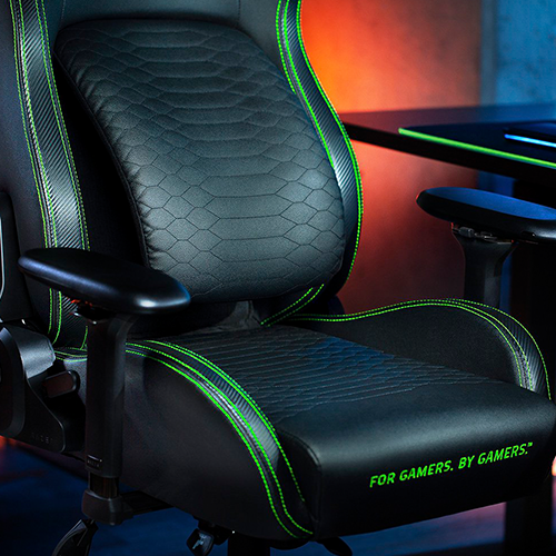 კომპიუტერის სკამი - Razer Gaming Chair Iskur Black-Green