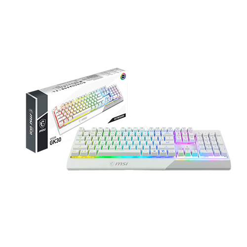 კლავიატურა - Msi Vigor GK30 White