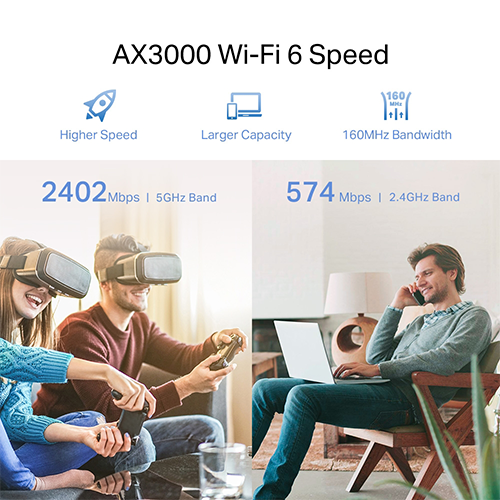 Wi-Fi გამაძლიერებელი - TP-Link RE705X AX3000 Wi-Fi 6