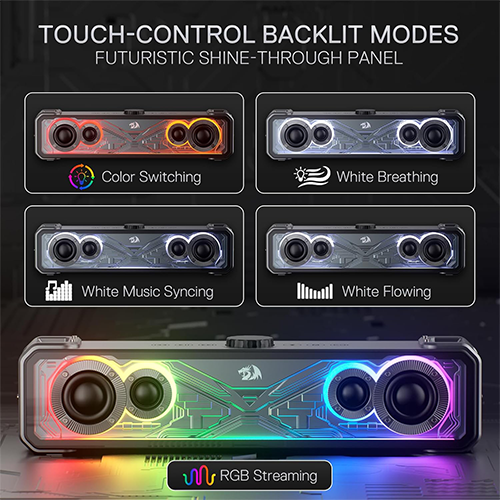 უკაბელო Bluetooth დინამიკი - Redragon Surge GS817 RGB