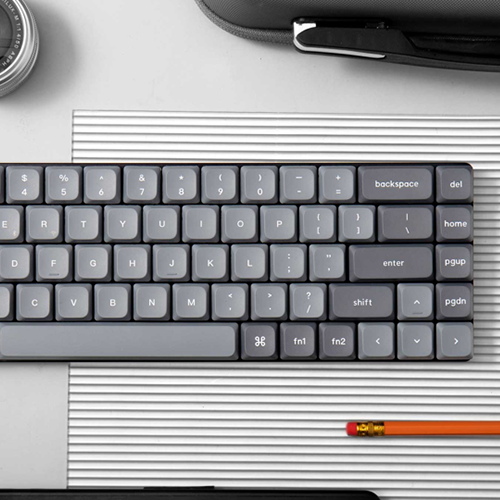 უკაბელო ტენვადი მექანიკური კლავიატურა - Keychron K7 84 Key RGB Gateron Brown Switch Rechargeable WL BT