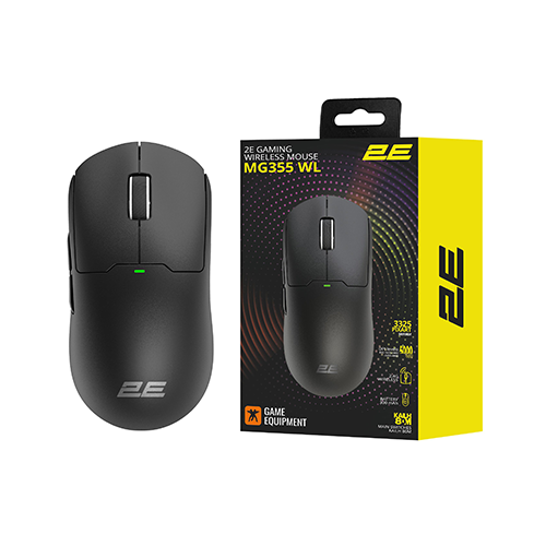 უკაბელო მაუსი - 2E Gaming MG355 RGB Black WL