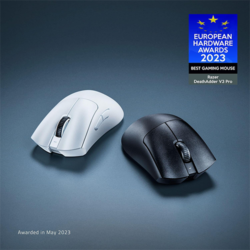 უკაბელო ტენვადი Bluetooth მაუსი - Razer Deathadder V3 Pro White Rechargeable WL BT