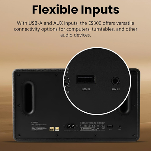 უკაბელო Bluetooth დინამიკი - Edifier ES300 60W Black