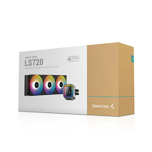 პროცესორის წყლის გაგრილება - Deep Cool LS720 360 mm Black ARGB