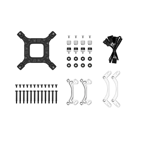 პროცესორის წყლის გაგრილება - Deep Cool LE360 V2 360 mm ARGB White