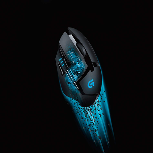 მაუსი - Logitech G402 Corded Hyperion Fury Black