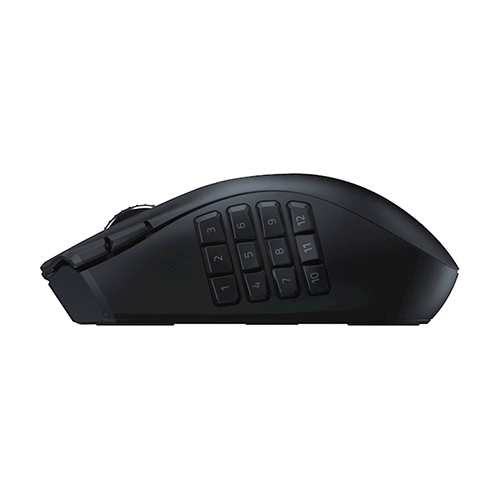 უკაბელო ტენვადი Bluetooth მაუსი - Razer Mouse Naga V2 HyperSpeed Black Rechargeable WL BT