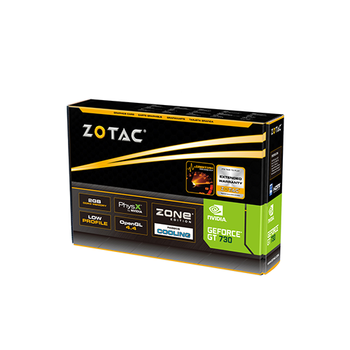 ვიდეობარათი - Zotac GT 730 2 GB Zone Edition Low Profile