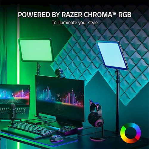 სტუდიის განათება - Razer Professional studio lighting Key Light Chroma 2800lm 3000К-7000К RGB