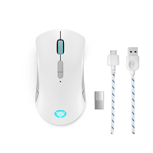 უკაბელო ტენვადი მაუსი - Lenovo Legion M600 Rechargable White WL