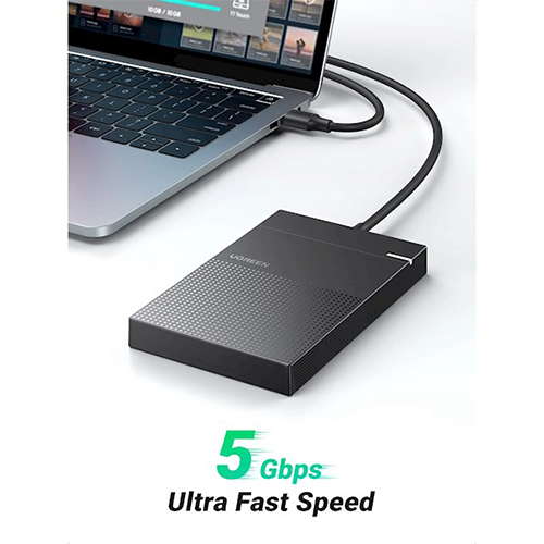 გარე ვინჩესტერის ქეისი - USB HDD Box 3.2 Ugreen CM471 For 2.5 HDD And SSD 30719