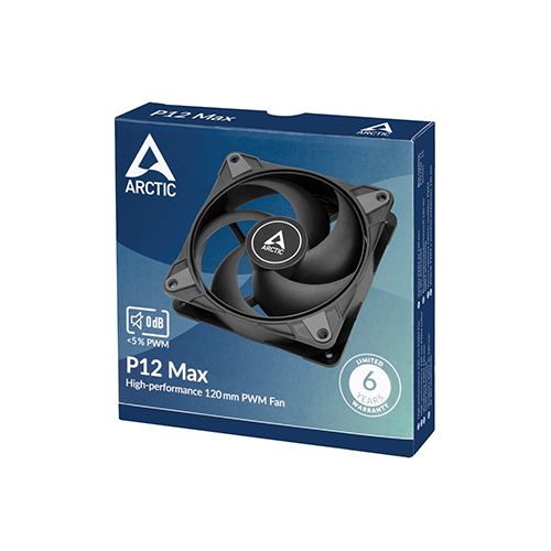 ქეისის გაგრილება - Arctic P12 Max 120 mm Black