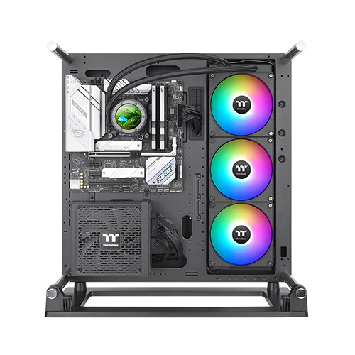 პროცესორის წყლის გაგრილება - Thermaltake TH420 V2 Ultra EX 420 mm ARGB Black